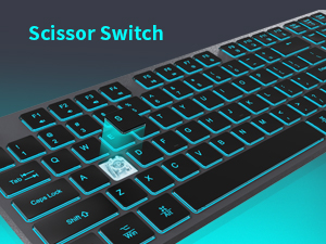 Scissors keyswitch