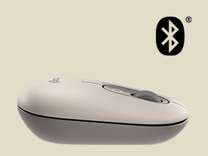 side zoom on pop mouse mist beige gray