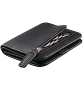 Toughergun Women’s Small Slim Leather Wallet with RFID Protection, Compact Bifold Mini Purse with...