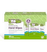 Boogie Antibacterial Hand Wipes - 30 Count - Hypoallergenic & Alcohol-Free - Individually Wrapped...
