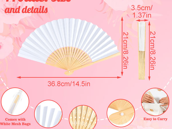 Handheld Paper Fans