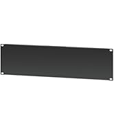 Intellinet 19” 3U Blank Rack Mount Panel Spacer for 19in Server Rack Enclosure or Network Cabinet...