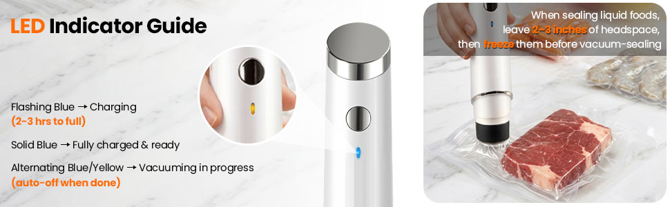 Portable Vacuum Sealer for Food