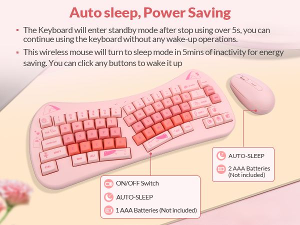 cute keyboard and mouse, cat keyboard, cute keyboard, wireless keyboard and mouse