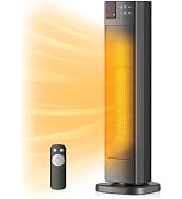 PELONIS Oscillating Ceramic Tower Indoor Space Heater for Home with Oscillation, Programmable The...
