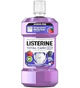 Listerine Total Care Kids Mouthwash, ADA Accepted, Alcohol-Free Anticavity Fluoride Mouthwash, Ch...