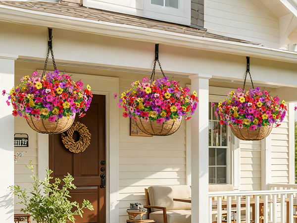 artificial flowers for outdoors