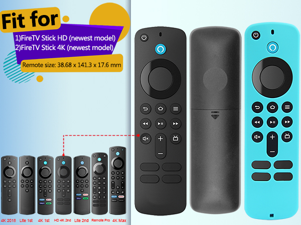 Firestick 4K remote cover skin