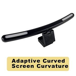 curved monitor light