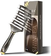 SHINLEA Detangle Hair Brush Anti Tangle Hair Brush, Curved Vented Detangling Hair Brushes Wet & D...