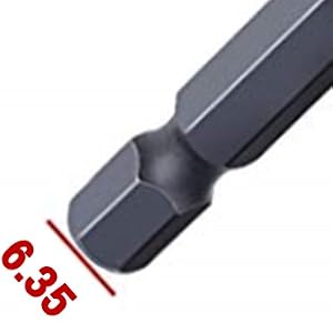 1/4" hex shank