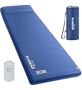 Elegear Self Inflating Sleeping Pad, Built-in Electric Pump 3.1" Ultra-Thick Memory Foam Camping ...