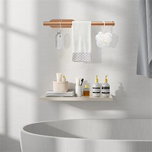 rose gold paper towel holder wall mount