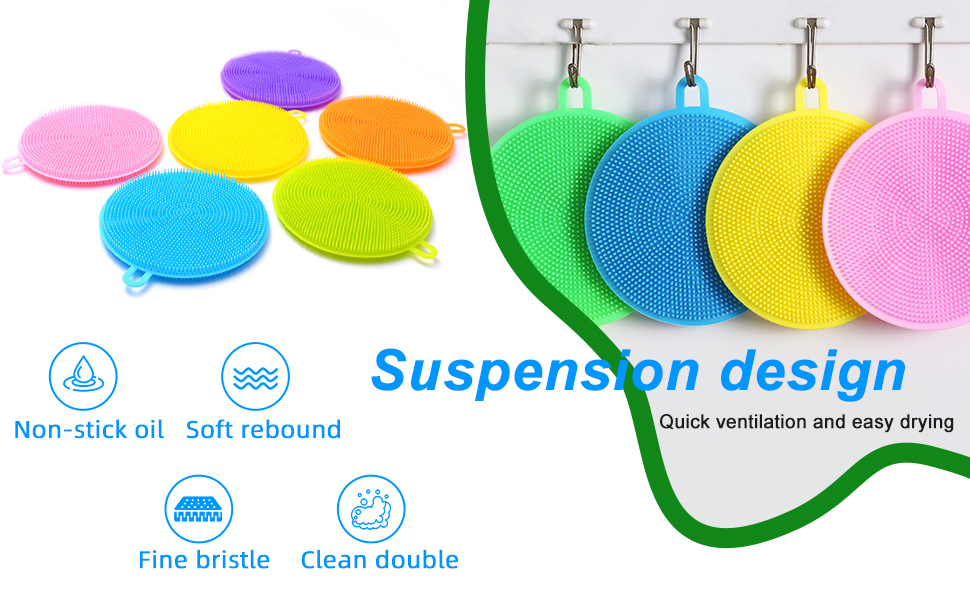 Silicone Dish Scrubber