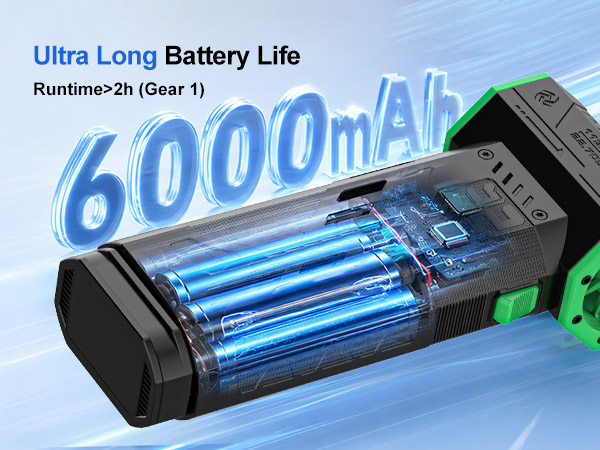 VIITOVA Compressed Air Duster with 6000mAh battery