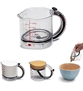 Dreamfarm Upcup All-in-1 Adjustable Measuring Cup, Metric & Imperial Measurements up to 1 Cup - B...