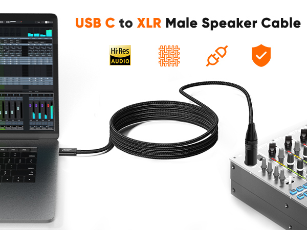 usb c to xlr cable