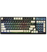 YUNZII YZ98 Gasket Mechanical Keyboard 99 Key Hot Swappable BT5.0/2.4G/USB-C Wireless Gaming with...