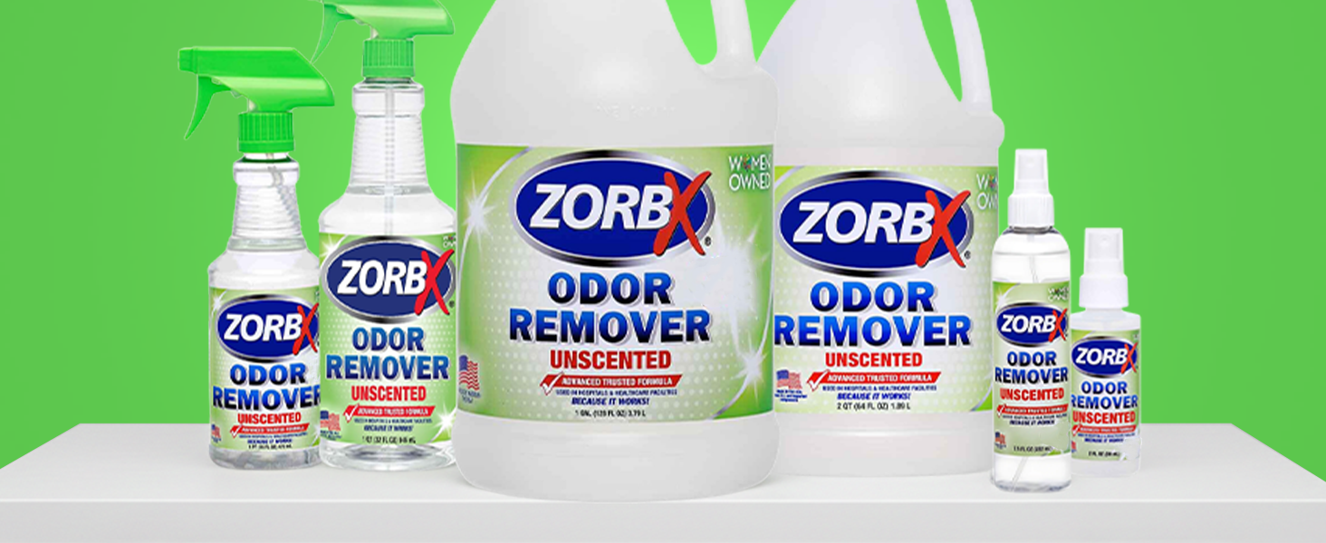odor remover spray, zorbx, unscented odor neutralizer, Odor Eliminator Strong Odor, hospital Grade