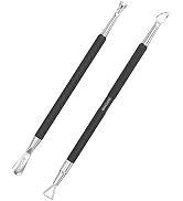 Cuticle Pusher Nail Polish Remover Stainless Steel Manicure Tool Set Gel Nail Polish Peeler Scrap...