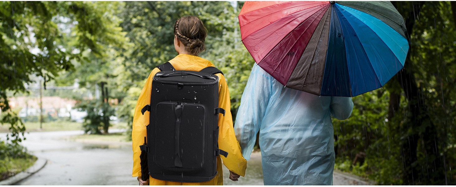 The MIYCOO Travel Backpack is waterproof. It protects your items from all weather conditions