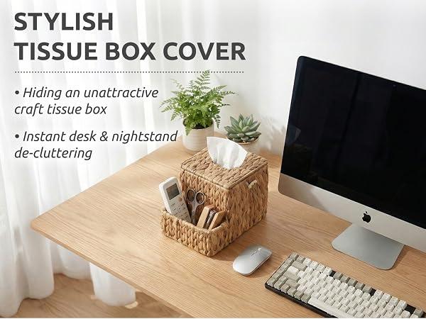 tissue box organizer