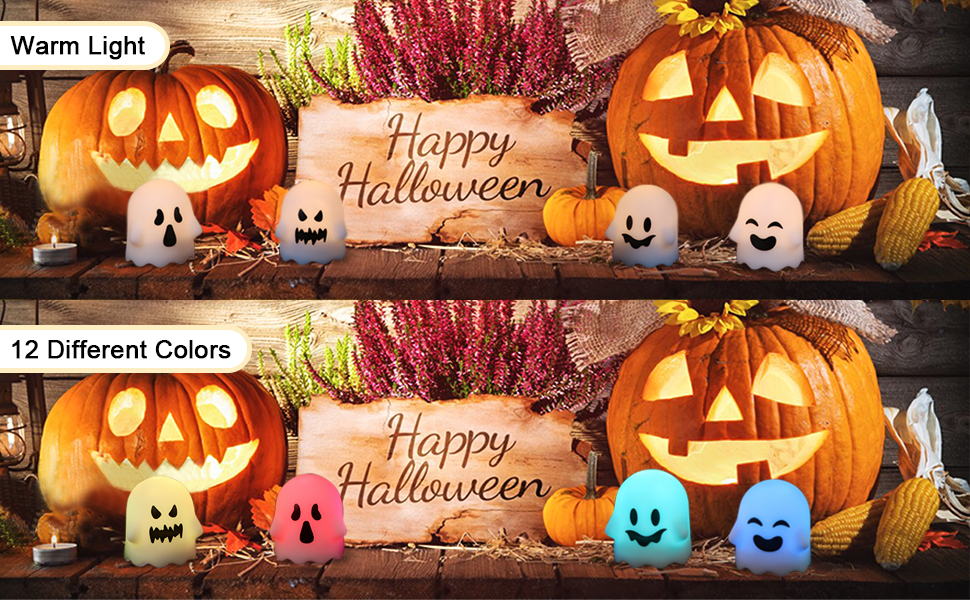 Halloween flameless candles
