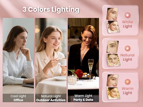 handheld mirror;hand mirror