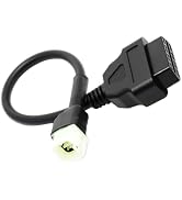 Goliton OBD2 OBDII 4 Pin Plug Diagnosotic Cable Adaptor Compatible with Honda Motorbike Motorcycle