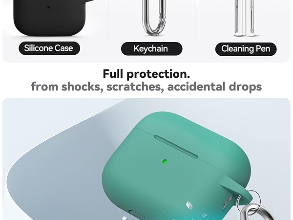 Soft Silicone Protective Case for AirPods Pro 2nd/1st Generation Case