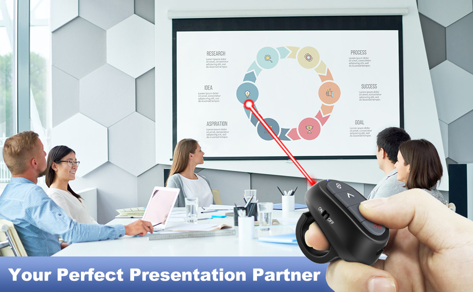 powerpoint clicker with laser pointer