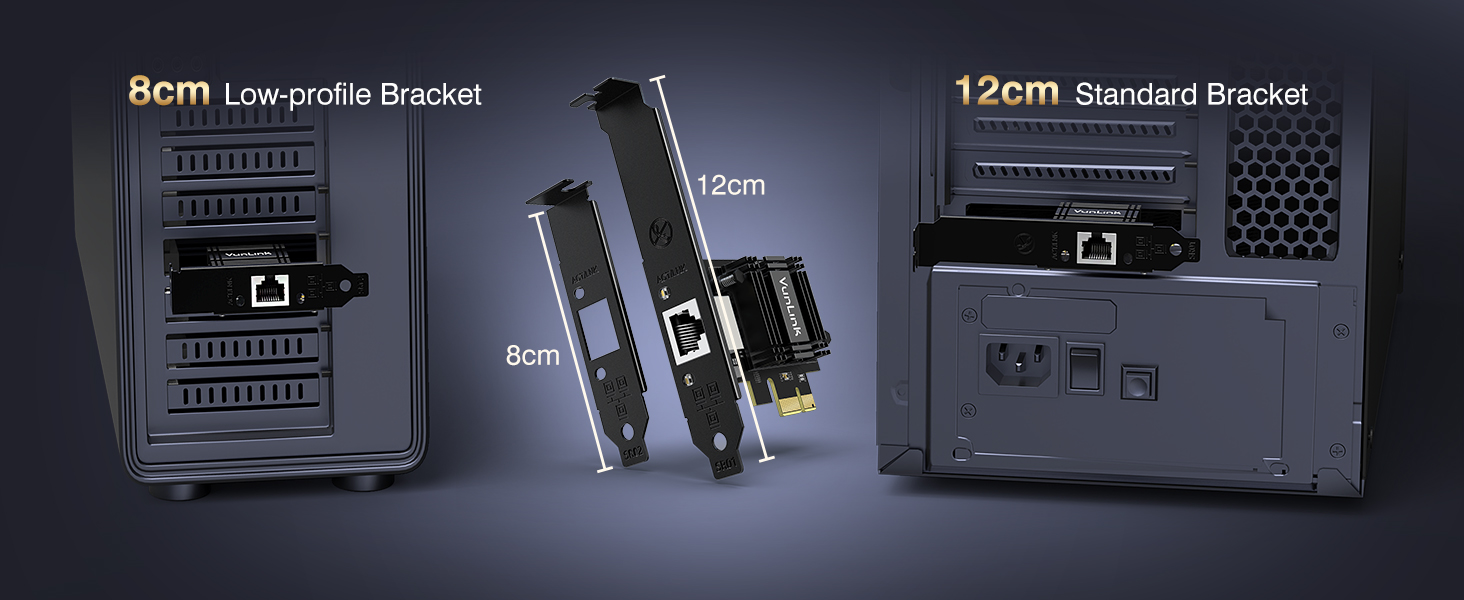 10GbE NIC RJ45 Network Adapter for Home Server and Workstation
