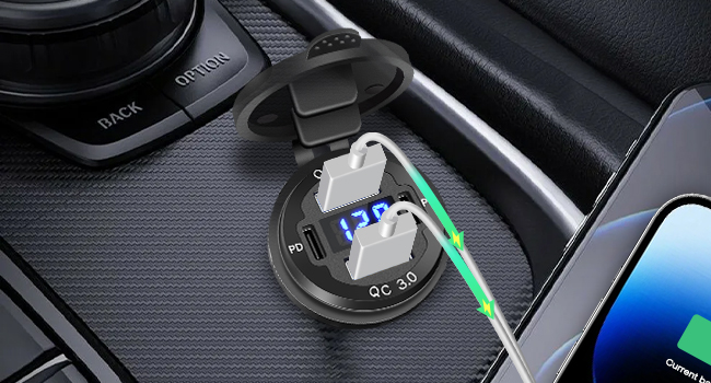 Dual QC3.0 Car Adapter