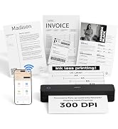 HPRT MT610 Portable Printer Wireless for Travel, Inkless Thermal Printer for iOS/Andorid/Laptop, ...