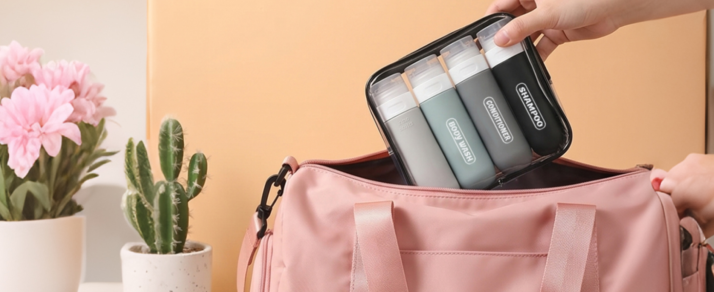 silicone travel bottles