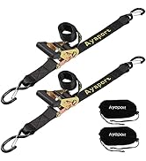 Ayaport Boat Trailer Transom Tie Down Straps for Boat Jet ski Kayak Canoe 4 Feet 1.6 inches 5000l...
