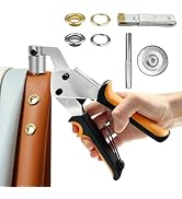 GTAAOY Heavy Duty Grommet Tool Kit, 1000Pcs 3/8 Inch Eyelet Press Pliers(10mm), Manual Handheld P...