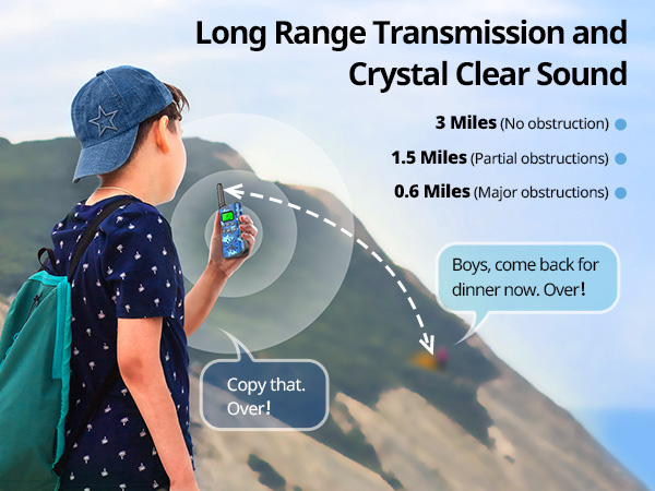 long range and crystal clear sound