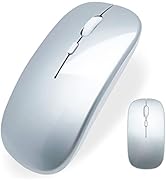 Dolrso Wireless Bluetooth Mouse for iPad/MacBook Pro/Air/Laptop/pc Rechargeable Silent Mouse Port...