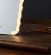LED Desk Mirror with Magnifier