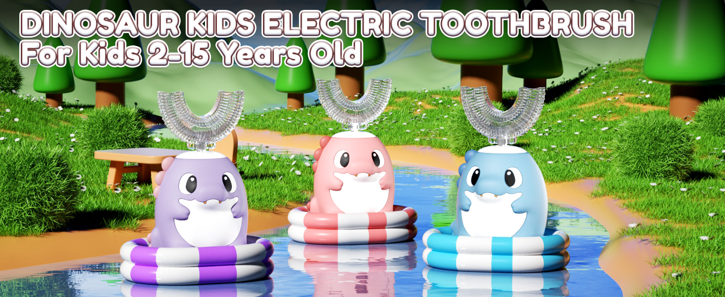 kids dinosaur u toothbrush
