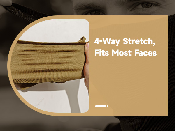 breathable neck gaiter