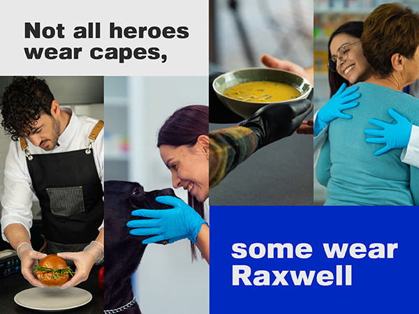 Not All Heroes Wear Capes, some wear raxwell large disposable chemical resistant gloves gloves
