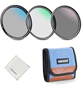 NEEWER 67mm UV/CPL/ND Lens Filter Kit, UV Protection + Circular Polarizing + Neutral Density (ND8...