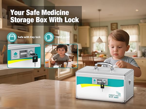 medicine lock box