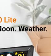Temtop W100 Lite Weather Station – Indoor/Outdoor Temp/Humidity, Barometric Pressure, 12-Hr Forec...