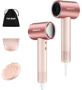 SHRATE Mini High Speed Ionic Hair Dryer | Ultra-Fast Drying | 500 Million Negative Ions | Low Noi...