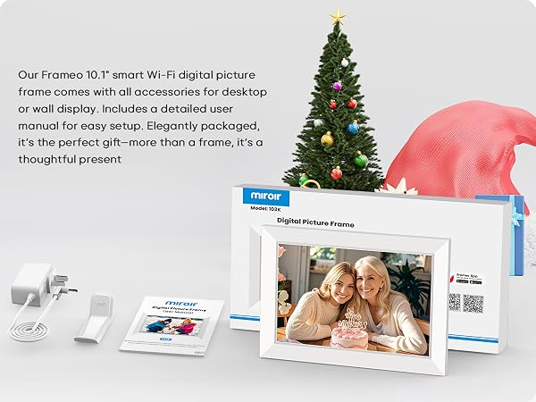 Miroir 10.1 Inch WiFi Digital Photo Frame frameo digital picture frame