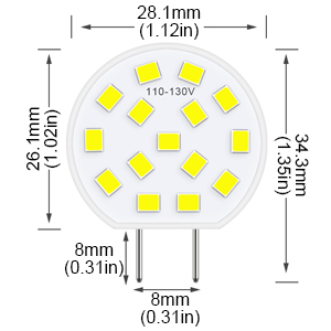 G8 led dimmadle bulb G8 lamp led JCD bulb t4 halogen bulbs