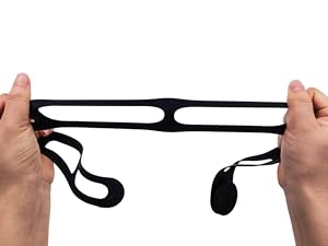 Elastic silicone strap